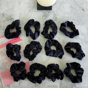 12 velvet hair ties